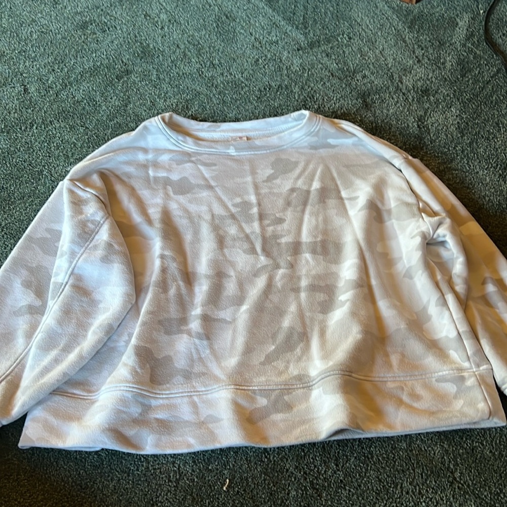 White Camo Crew Neck